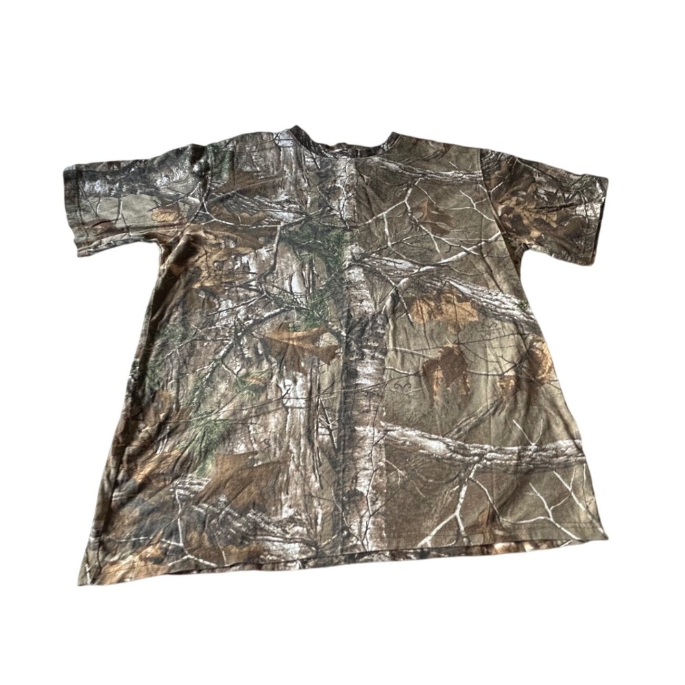 Game Winner Camo‎ Realtree T Shirt Men's Size 2XL Short Sleeve Hunting Outdoor